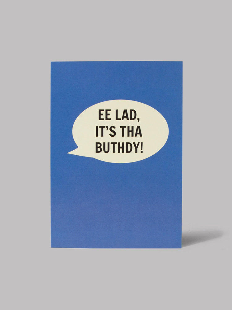 Ee Lad It's Tha Buthdy! Card - Car & Kitchen